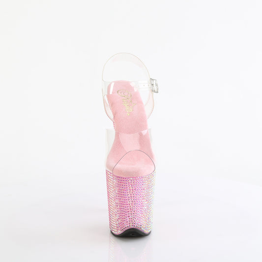 【PLEASER】BEJEWELED-808RRS シューズ Clr/B. Pink RS【取寄】