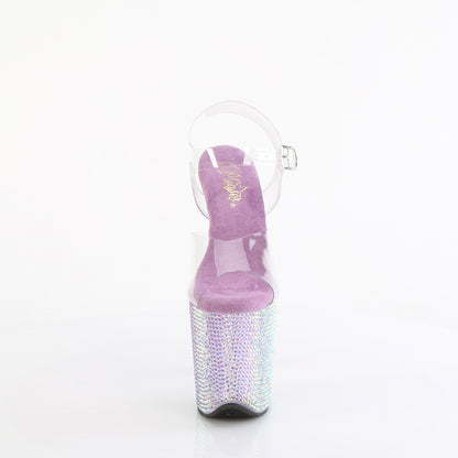 【PLEASER】BEJEWELED-808RRS シューズ Clr/Lavender RS【取寄】