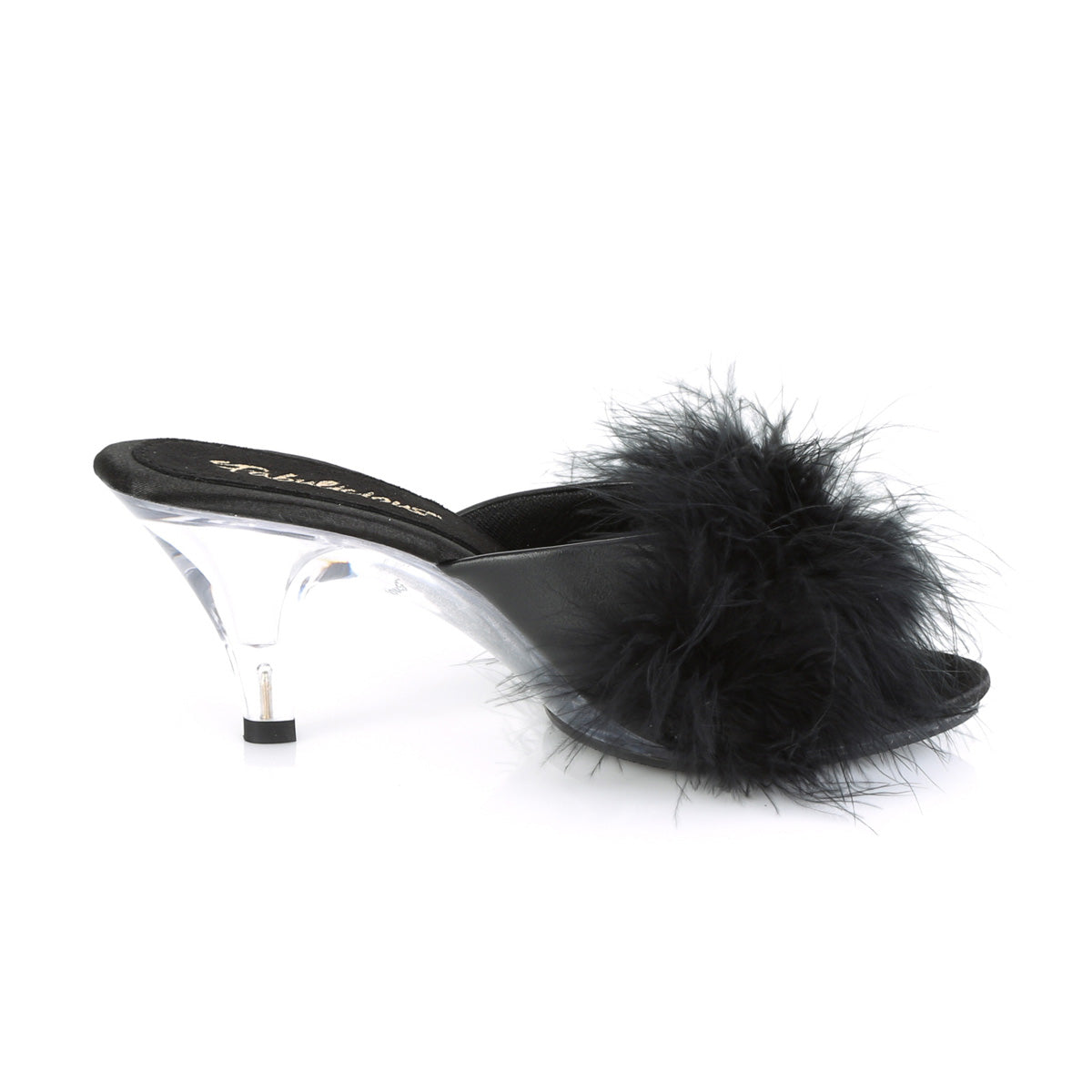 【FABULICIOUS】BELLE-301F シューズ Blk Pu-Fur/Clr【取寄】