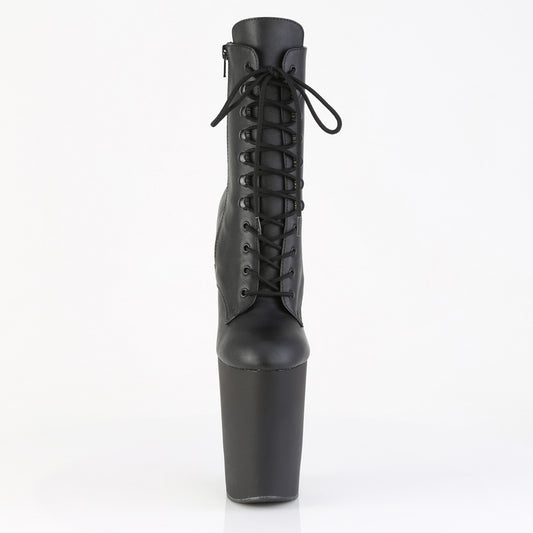 【PLEASER】BEWITCHED-1020 シューズ Blk Faux Leather/Blk Matte【取寄】