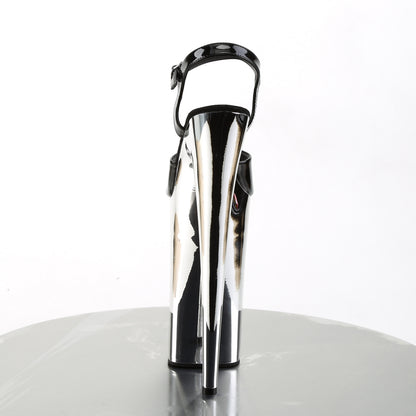 【PLEASER】BEYOND-009 シューズ Blk/Slv Chrome【取寄】