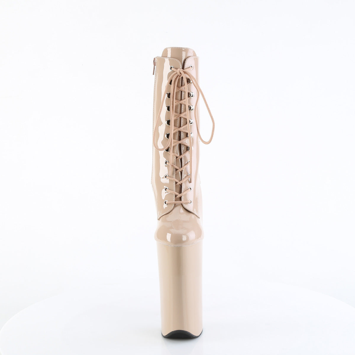 【PLEASER】BEYOND-1020 プラットフォームシューズ Nude Pat/Nude【取寄】