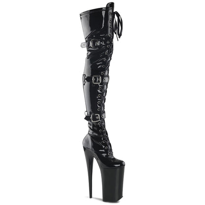 【PLEASER】BEYOND-3028 シューズ Blk Str Pat/Blk【取寄】