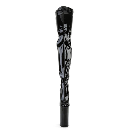 【PLEASER】BEYOND-4000 シューズ Blk Stretch Pat/Blk【取寄】