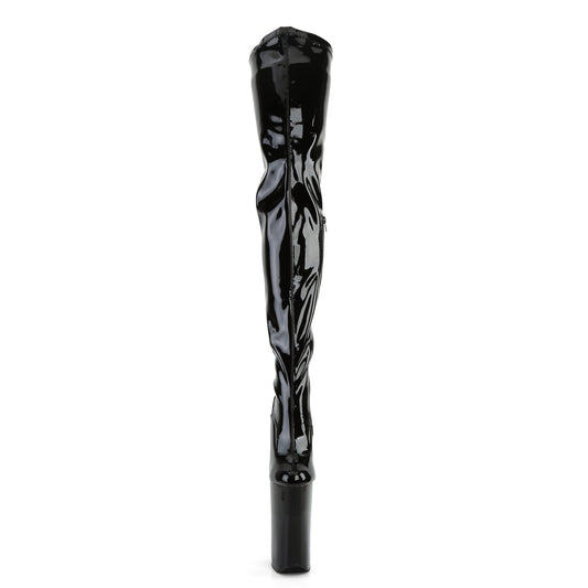 【PLEASER】BEYOND-4000 シューズ Blk Stretch Pat/Blk【取寄】
