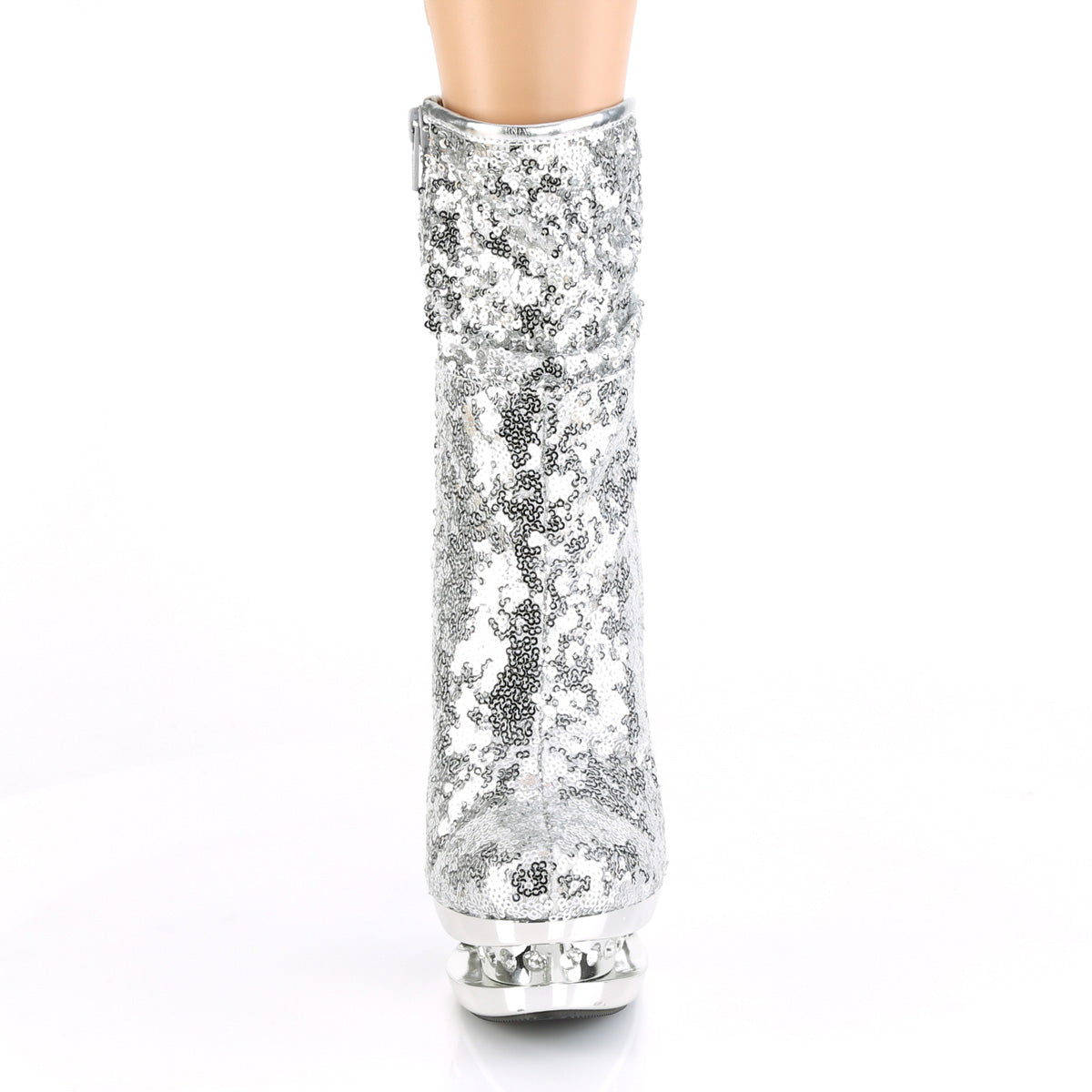 【PLEASER】BLONDIE-R-1009 シューズ Slv Sequins/Slv Chrome【取寄】