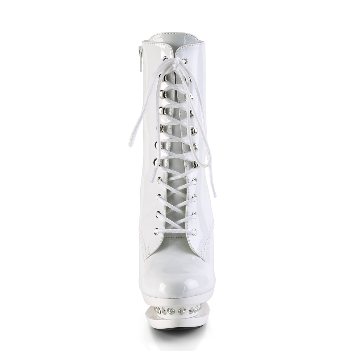 【PLEASER】BLONDIE-R-1020 プラットフォームシューズ Wht Pat/Wht【取寄】