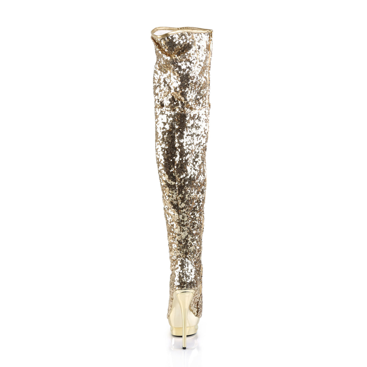 【PLEASER】BLONDIE-R-3011 シューズ Gold Sequins/Gold Chrome【取寄】