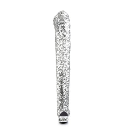 【PLEASER】BLONDIE-R-3011 シューズ Slv Sequins/Slv Chrome【取寄】