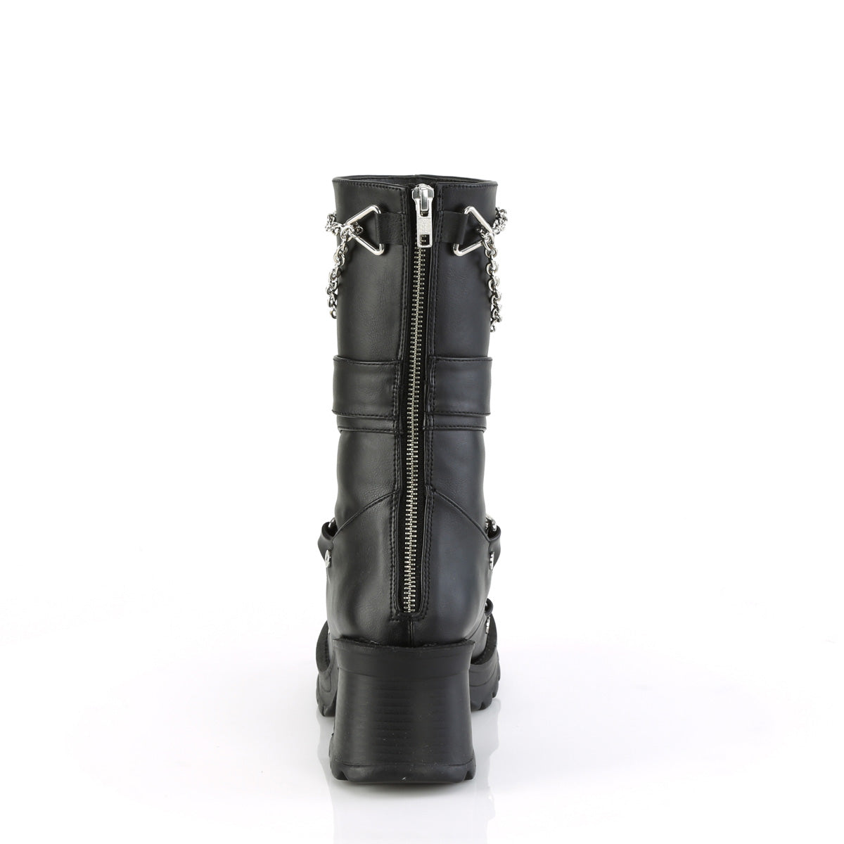 【DEMONIA】BRATTY-120 ミドルブーツ Blk Vegan Leather【取寄】