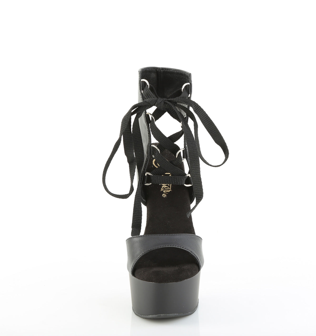 【PLEASER】CAPTIVA-600-14 シューズ Blk Faux Leather/Blk Matte【取寄】