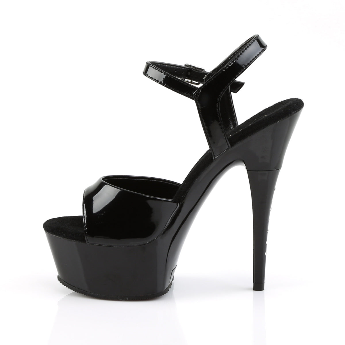 【PLEASER】CAPTIVA-609 プラットフォームシューズ Blk Pat/Blk【取寄】