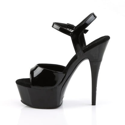 【PLEASER】CAPTIVA-609 プラットフォームシューズ Blk Pat/Blk【取寄】