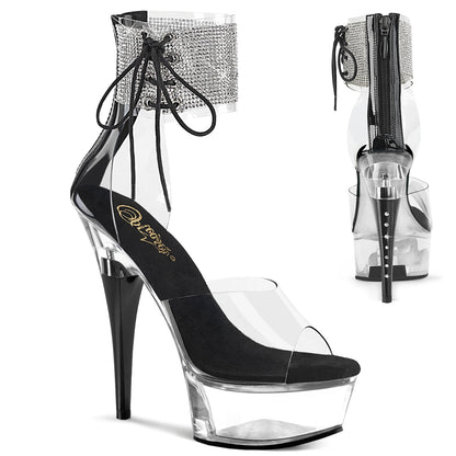 【PLEASER】CAPTIVA-624RS シューズ Clr/Blk【取寄】