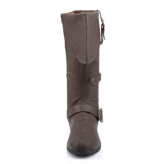 【FUNTASMA】CARRIBEAN-299 ブーツ Brown Distressed Pu【取寄】