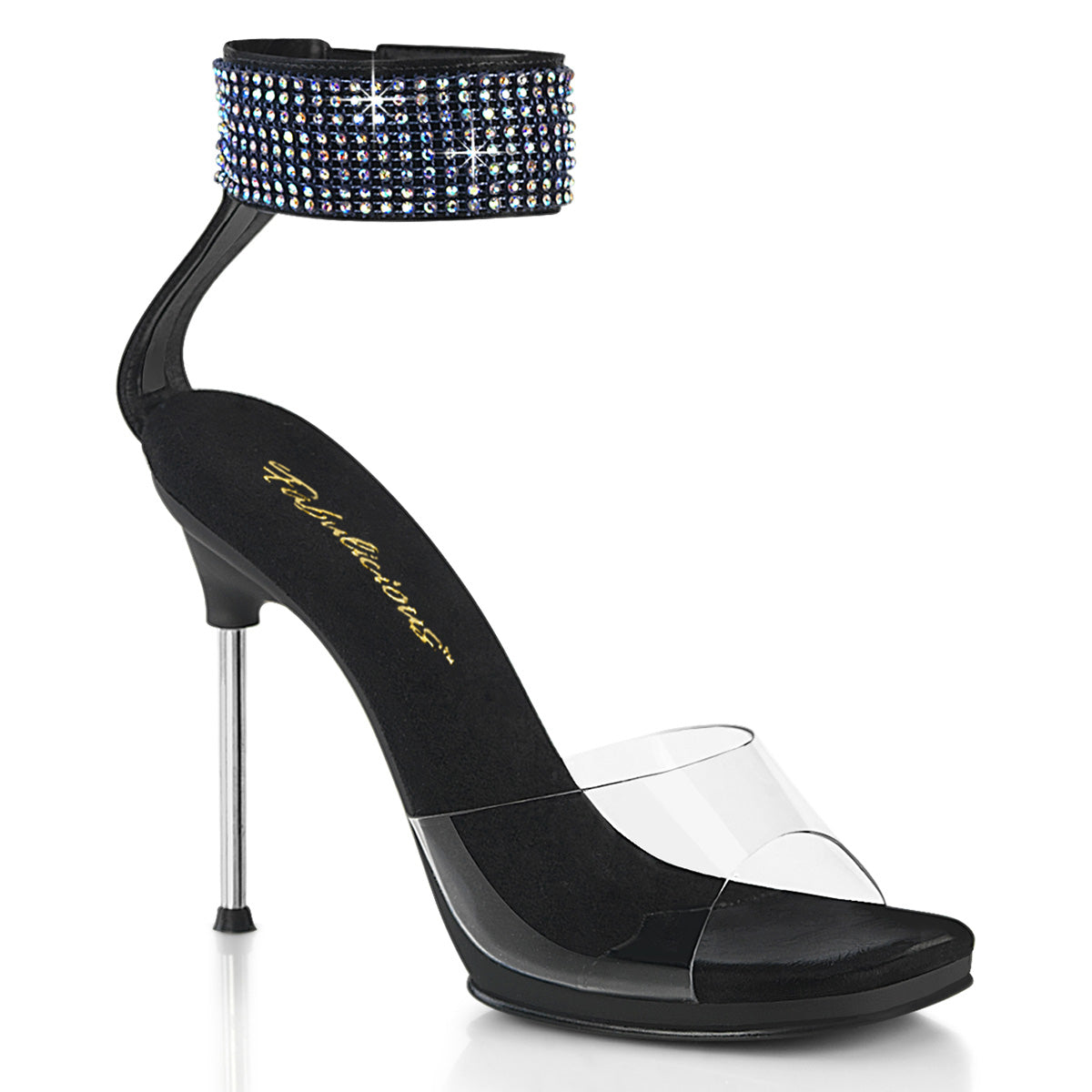 【FABULICIOUS】CHIC-42 シューズ Clr-Blk Faux Leather-AB RS/Blk【取寄】