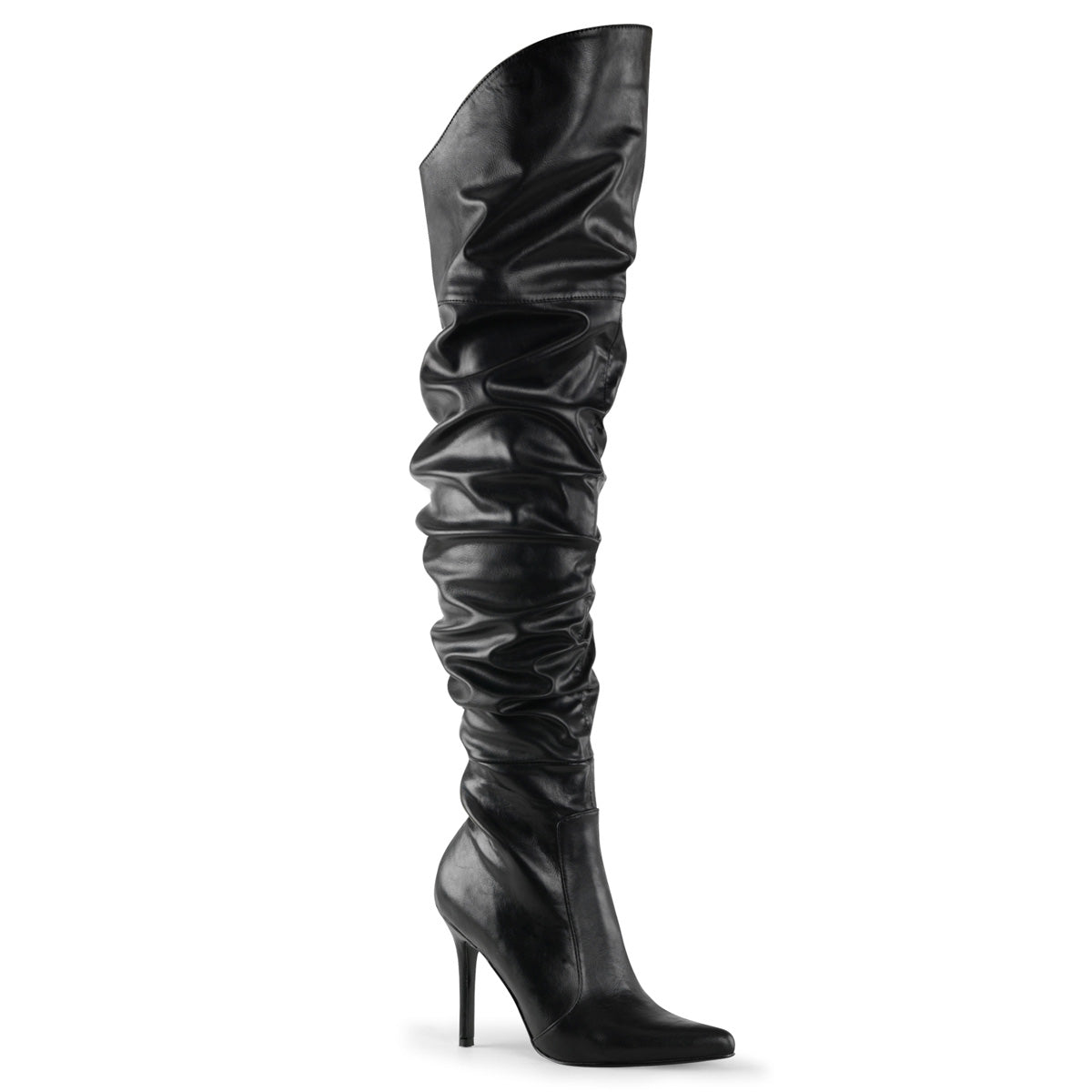 【PLEASER】CLASSIQUE-3011 シングルソールシューズ Blk Faux Leather【取寄】