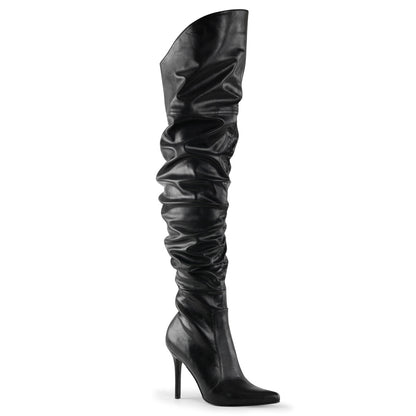 【PLEASER】CLASSIQUE-3011 シングルソールシューズ Blk Faux Leather【取寄】