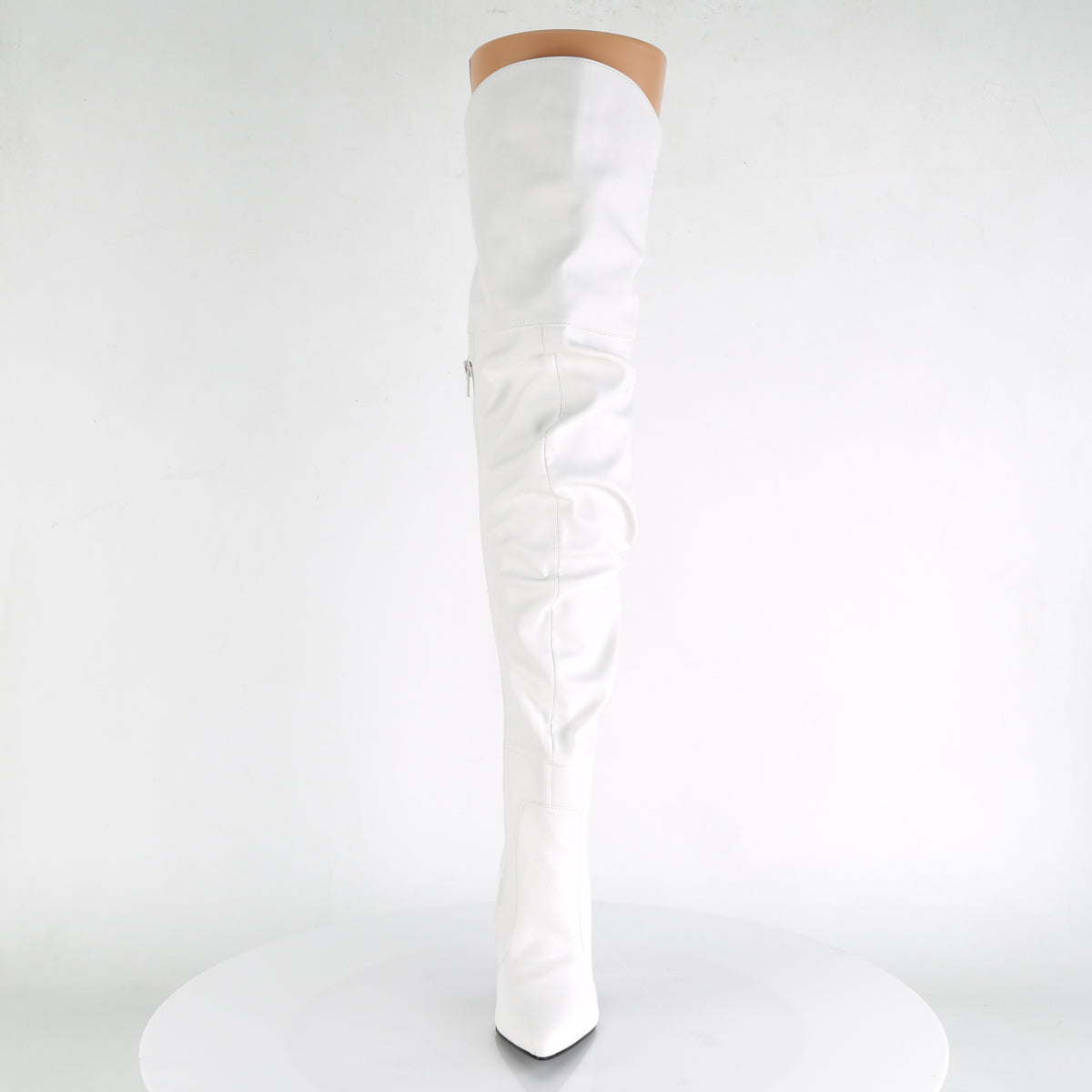 【PLEASER】CLASSIQUE-3011 シングルソールシューズ Wht Faux Leather【取寄】