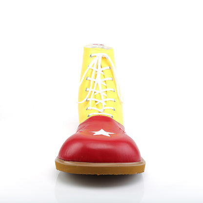 【FUNTASMA】CLOWN-02 ヒールシューズ Yellow-Red Pu【取寄】