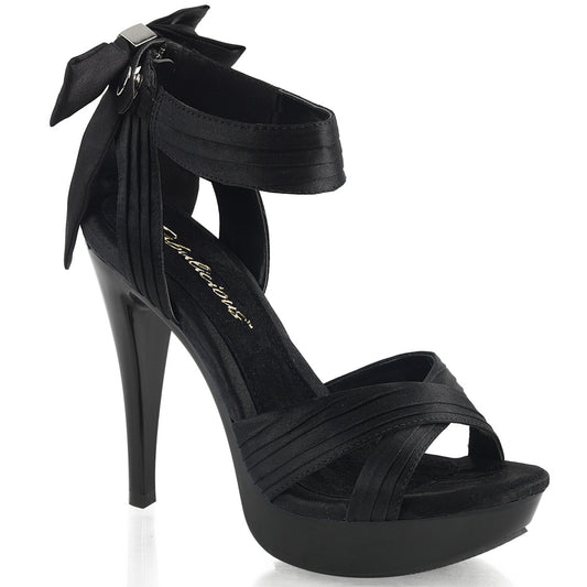 【FABULICIOUS】COCKTAIL-568 シューズ Blk Satin/Blk【取寄】