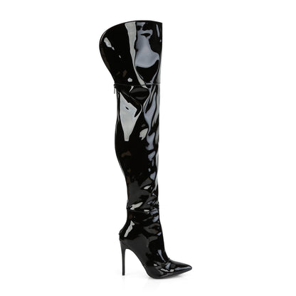 【PLEASER】COURTLY-3012 シングルソールシューズ Blk Patent【取寄】
