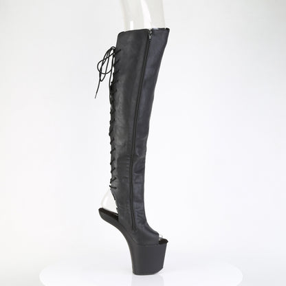 【PLEASER】CRAZE-3019 シューズ Blk Faux Leather/Blk Matte【取寄】