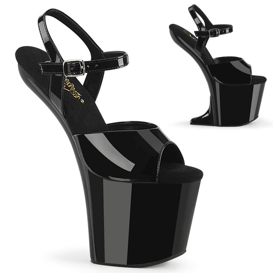 【PLEASER】CRAZE-809 プラットフォームシューズ Blk Pat/Blk【取寄】