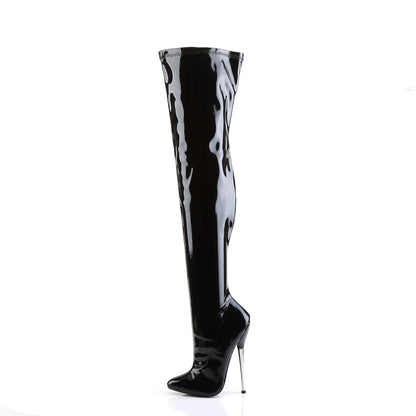 【DEVIOUS】DAGGER-3000 シングルソールシューズ Blk Stretch Pat【取寄】