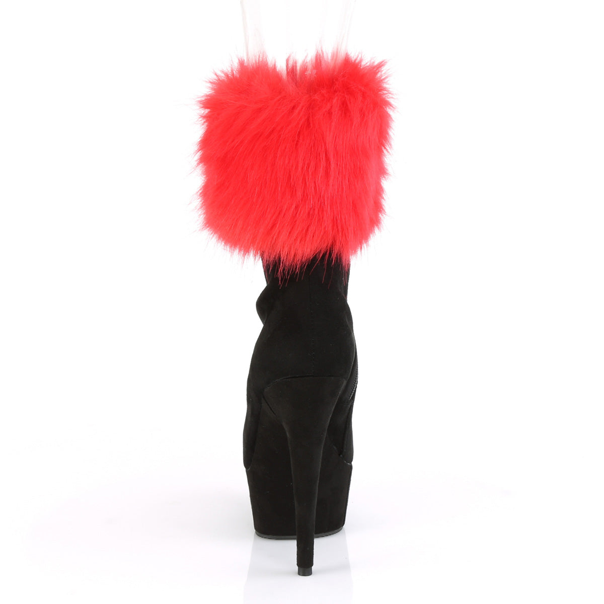 【PLEASER】DELIGHT-1000 プラットフォームシューズ Blk Faux Suede/Blk Faux Suede【取寄】