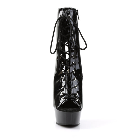 【PLEASER】DELIGHT-1016 シューズ Blk Pat/Blk【取寄】