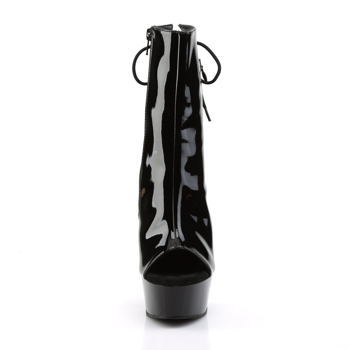 【PLEASER】DELIGHT-1018 シューズ Blk Pat/Blk【取寄】