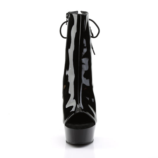 【PLEASER】DELIGHT-1018 シューズ Blk Pat/Blk【取寄】