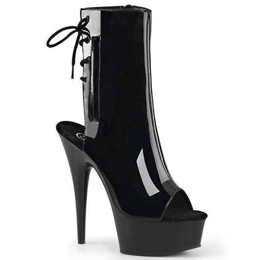 【PLEASER】DELIGHT-1018 シューズ Blk Pat/Blk【取寄】