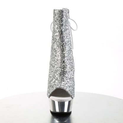 【PLEASER】DELIGHT-1018G シューズ Slv Gltr/Slv Chrome【取寄】