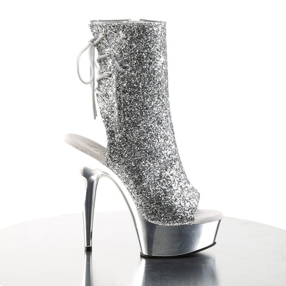 【PLEASER】DELIGHT-1018G シューズ Slv Gltr/Slv Chrome【取寄】
