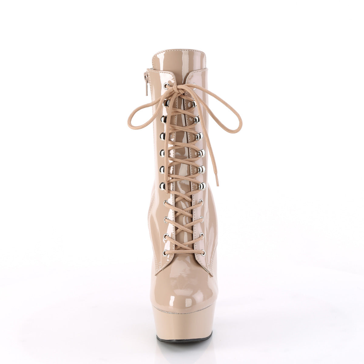 【PLEASER】DELIGHT-1020 プラットフォームシューズ Nude Pat/Nude【取寄】