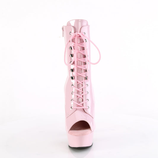 【PLEASER】DELIGHT-1021 シューズ B. Pink Pat/B. Pink【取寄】