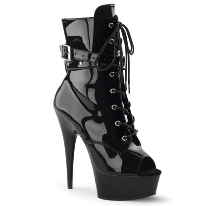 【PLEASER】DELIGHT-1033 プラットフォームシューズ Blk Pat/Blk【取寄】