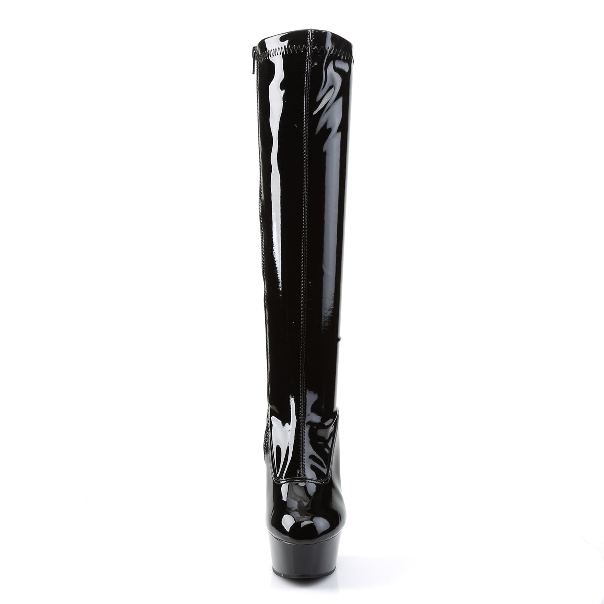 【PLEASER】DELIGHT-2000 シューズ Blk Str Pat/Blk【取寄】