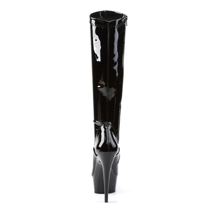 【PLEASER】DELIGHT-2000 シューズ Blk Str Pat/Blk【取寄】