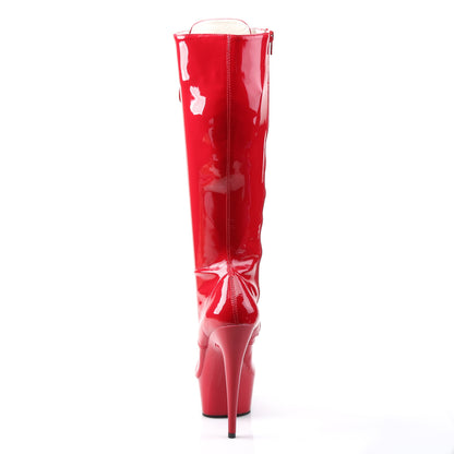 【PLEASER】DELIGHT-2023 プラットフォームシューズ Red Str Pat/Red【取寄】