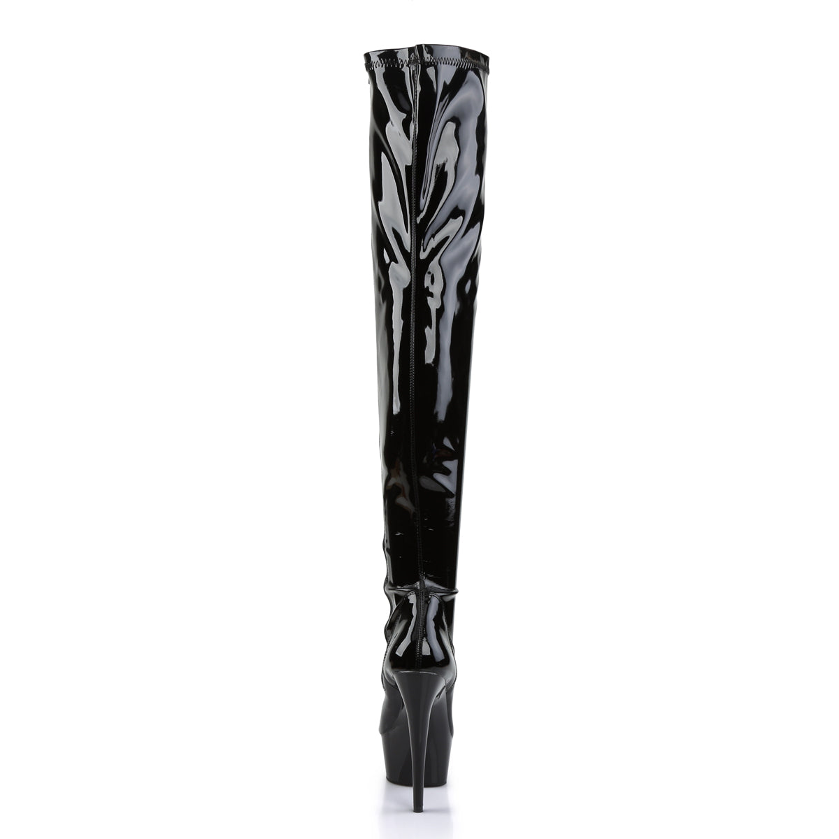 【PLEASER】DELIGHT-3000 シューズ Blk Str Pat/Blk【取寄】