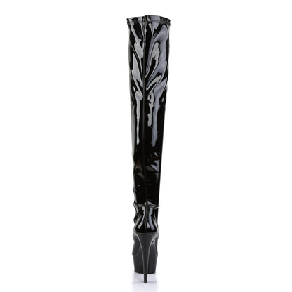【PLEASER】DELIGHT-3000 シューズ Blk Str Pat/Blk【取寄】