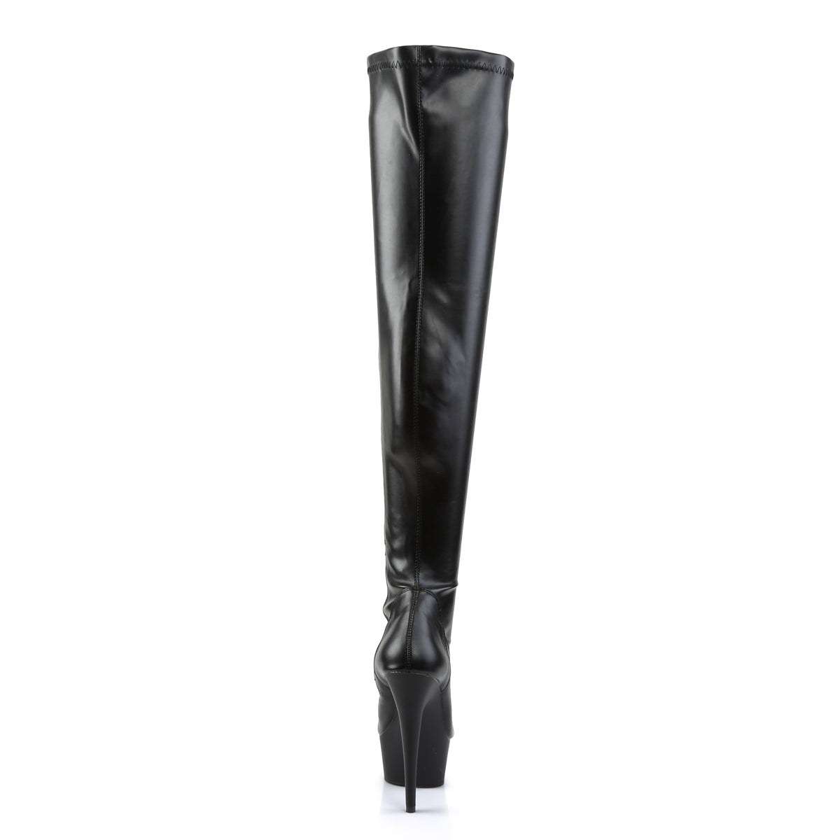 【PLEASER】DELIGHT-3000 プラットフォームシューズ Blk Str Faux Leather/Blk Matte【取寄】