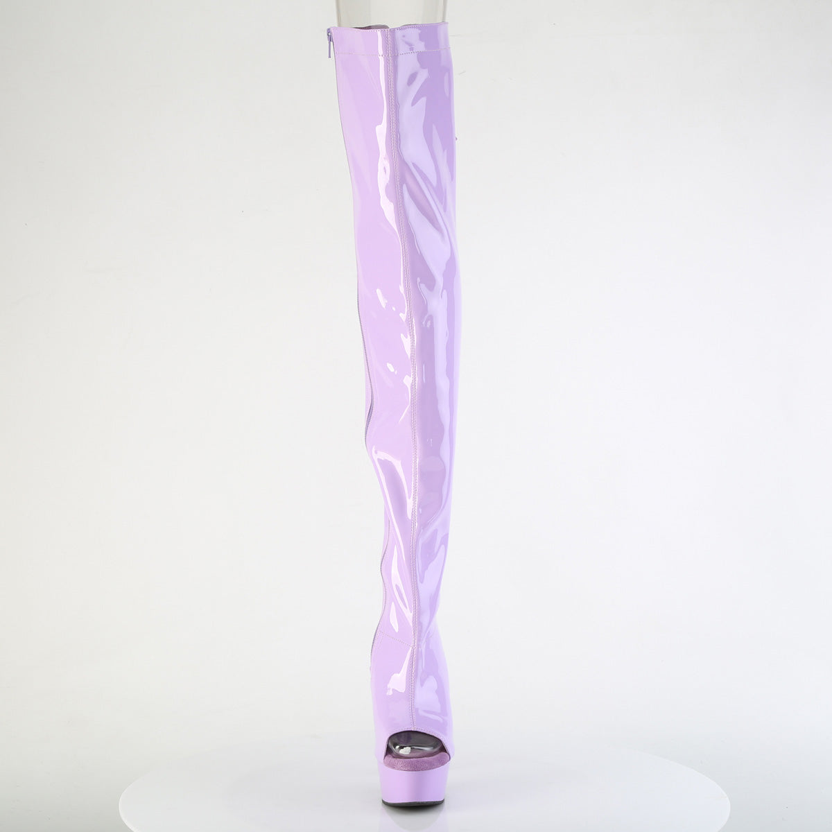 【PLEASER】DELIGHT-3017 プラットフォームシューズ Lavender Str. Pat/Lavender【取寄】