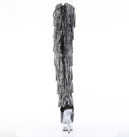 【PLEASER】DELIGHT-3017HG-RSF プラットフォームシューズ Blk Holo Pat/Clr【取寄】
