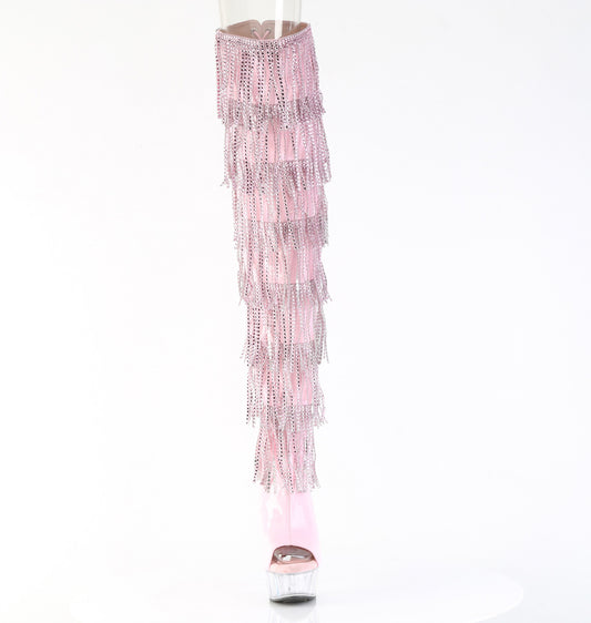 【PLEASER】DELIGHT-3017HG-RSF シューズ B. Pink Holo Pat/Clr【取寄】
