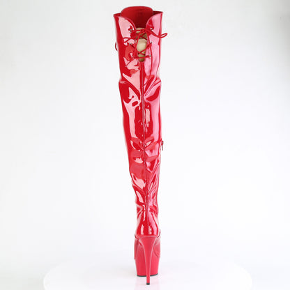 【PLEASER】DELIGHT-3022 シューズ Red Str Pat/Red【取寄】