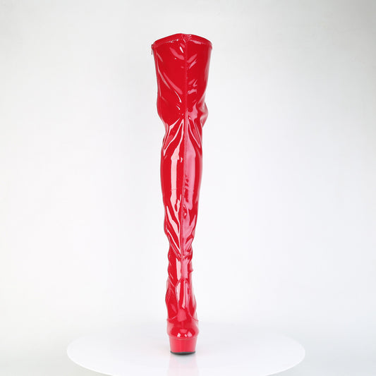 【PLEASER】DELIGHT-4000 プラットフォームシューズ Red Str Pat/Red【取寄】